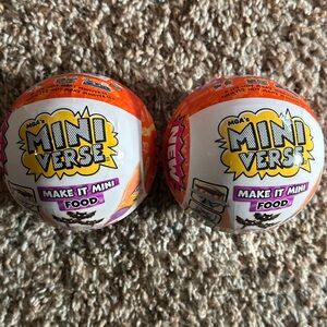 Lot of 2 - Miniverse Make it Food - Halloween